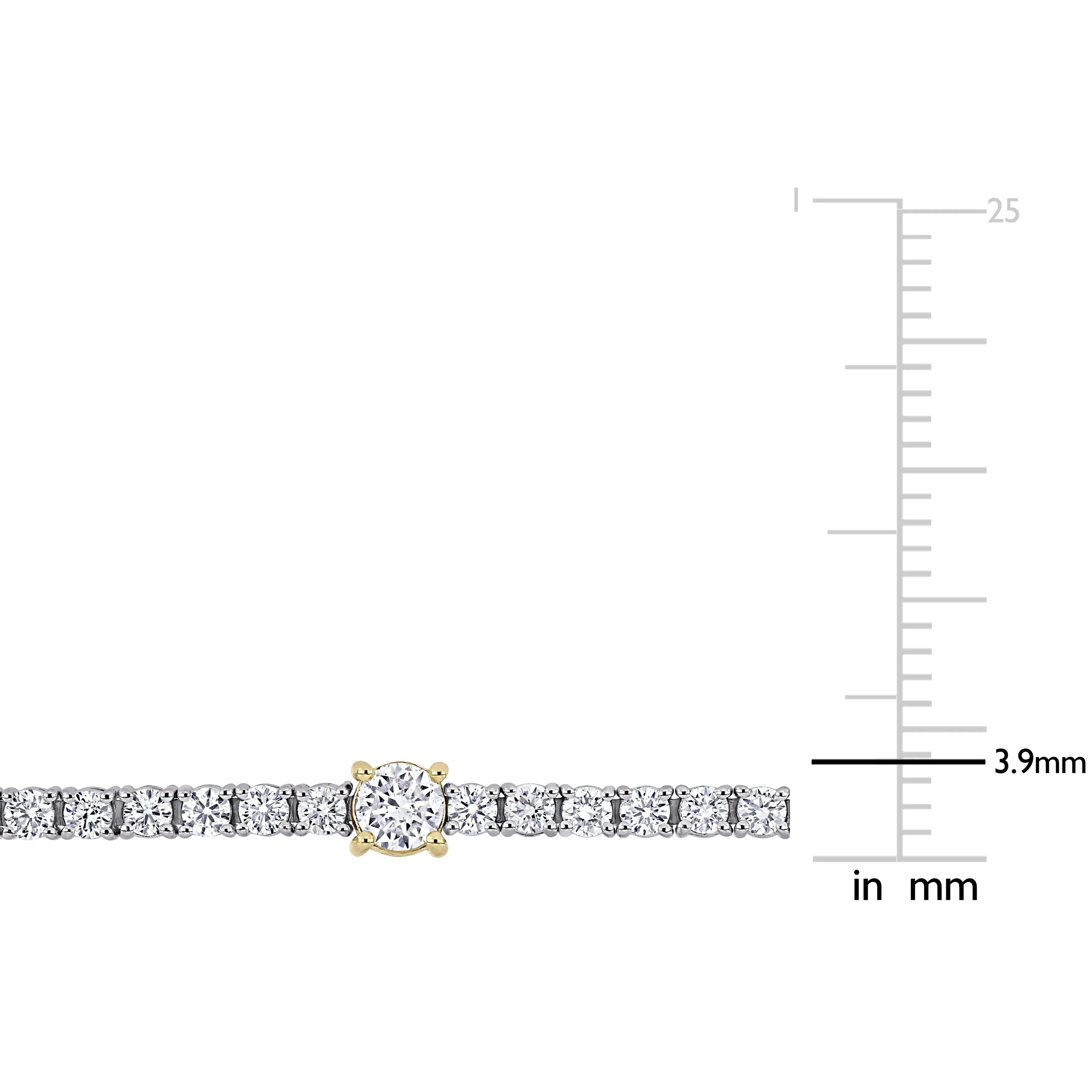 1 7/8 CT Diamond TW Bracelet 14k Gold White Yellow GH I1 Length (inches): 9