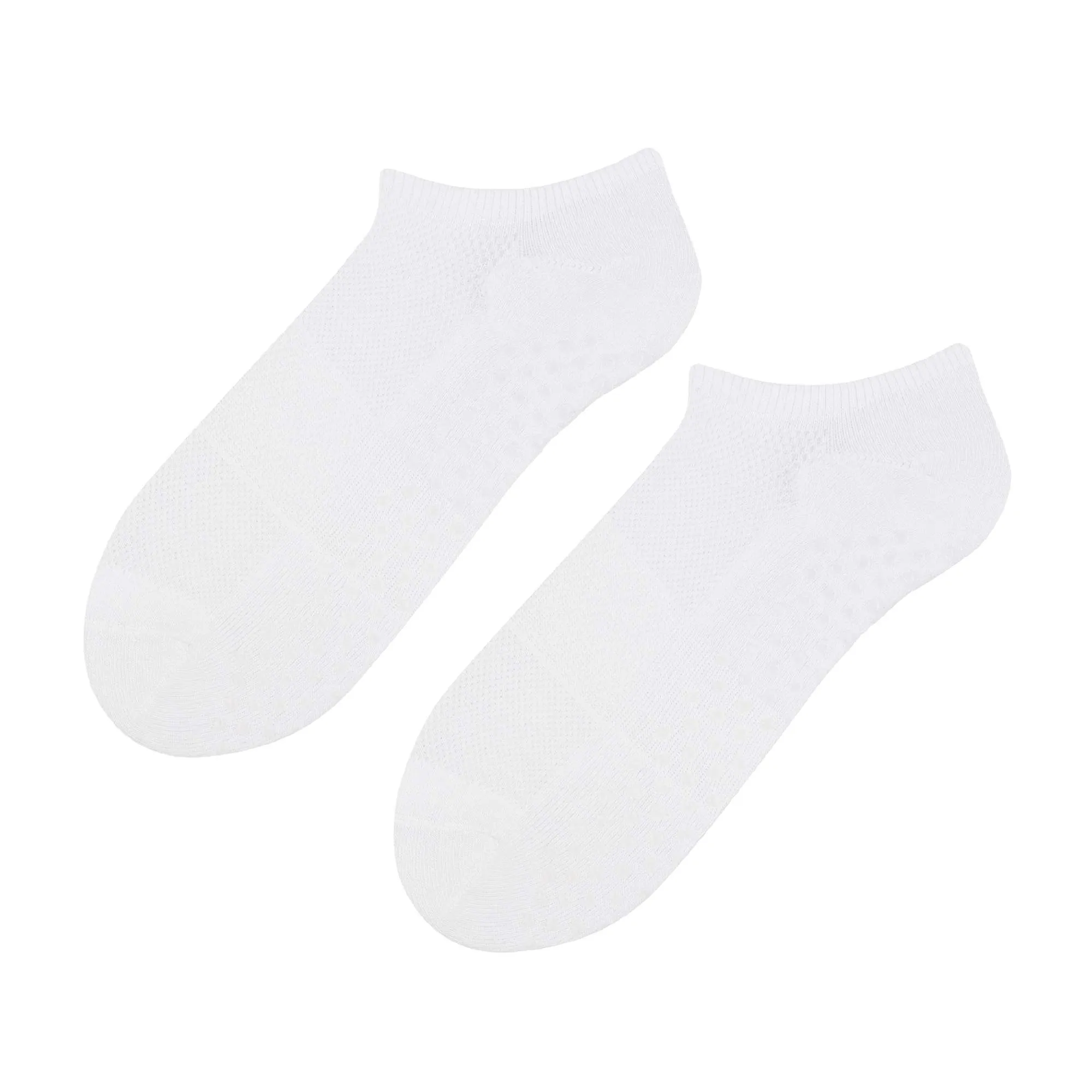 1 Pack Mens Soft Cotton Low Cut Trainer Socks with Non Slip Grips