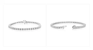 11ct Total Weight Lab Diamond Tennis Bracelet