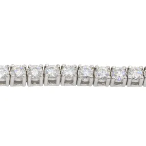 14k Gold Diamond Tennis Chain 2.5 MM 11.2 CTW