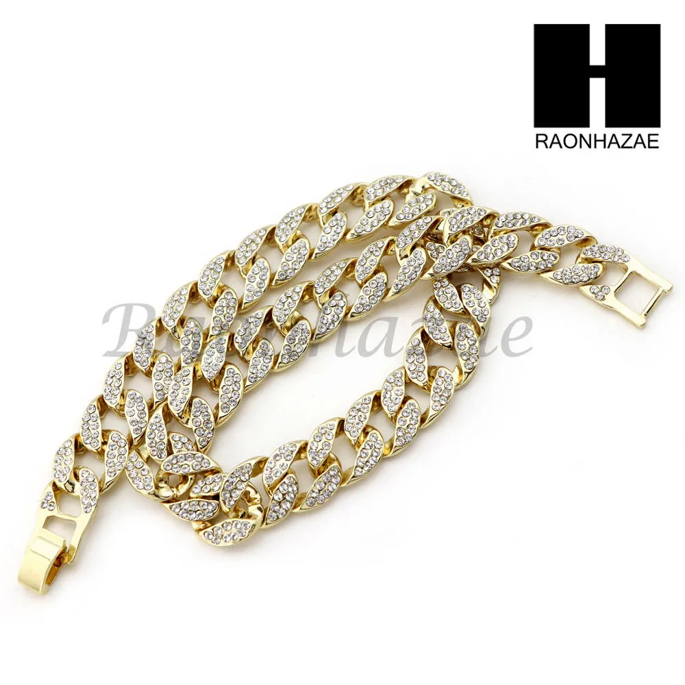 14K GOLD PT JESUS FACE MIAMI CUBAN 16"~30" CHOKER TENNIS CHAIN S27