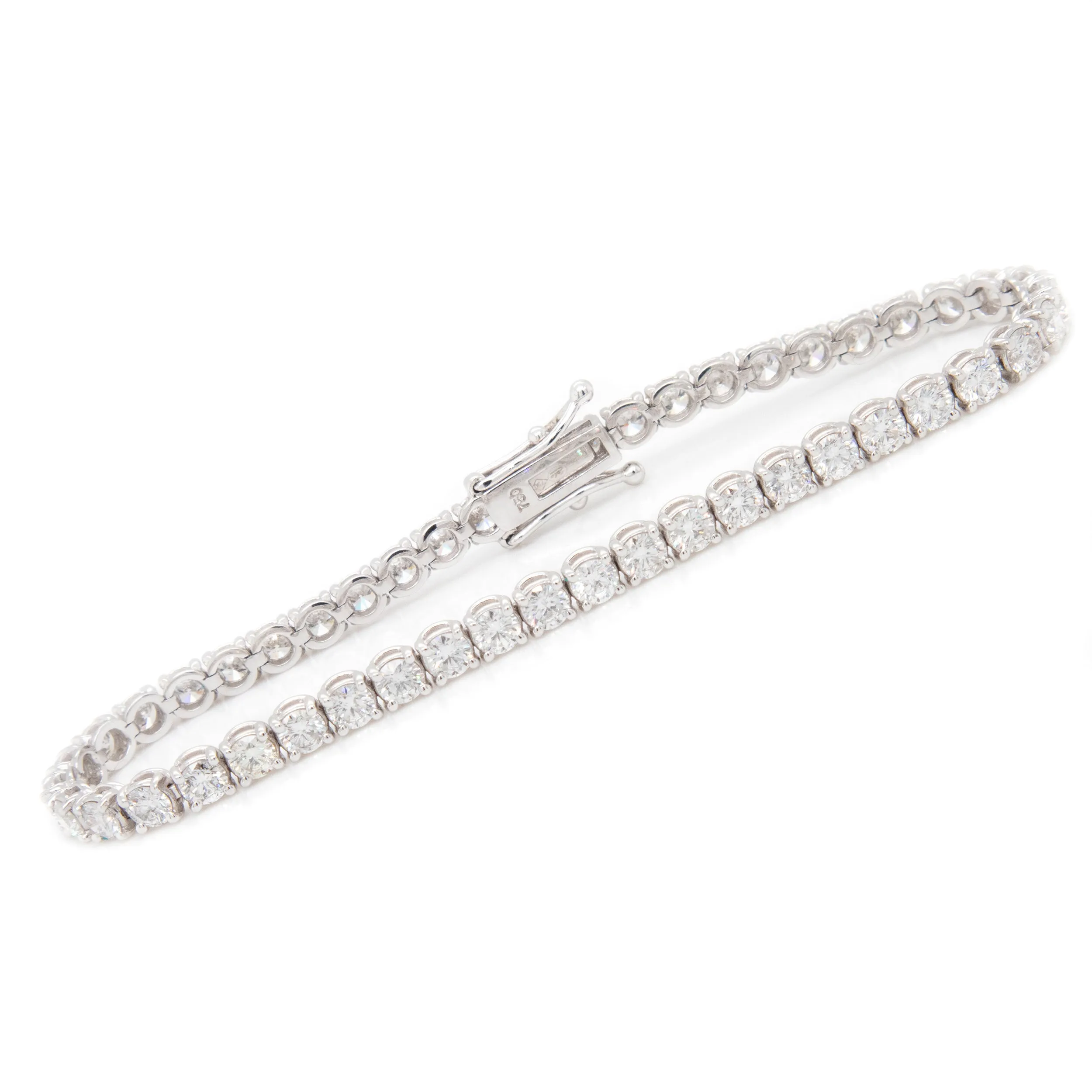 18k White Gold Diamond Tennis Bracelet