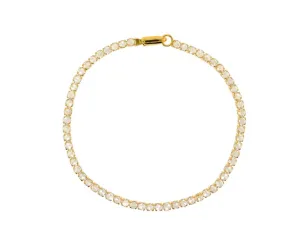 2 Ct Rose-Cut Diamonds Tennis Bracelet