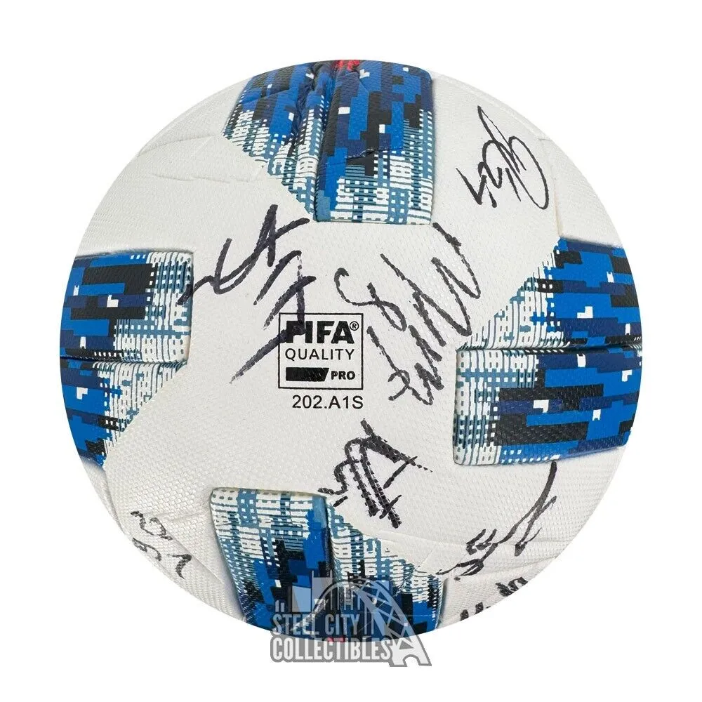 2018 Houston Dynamo Auto Match Used Soccer Ball - JSA/Fanatics LOA (23 Sigs)