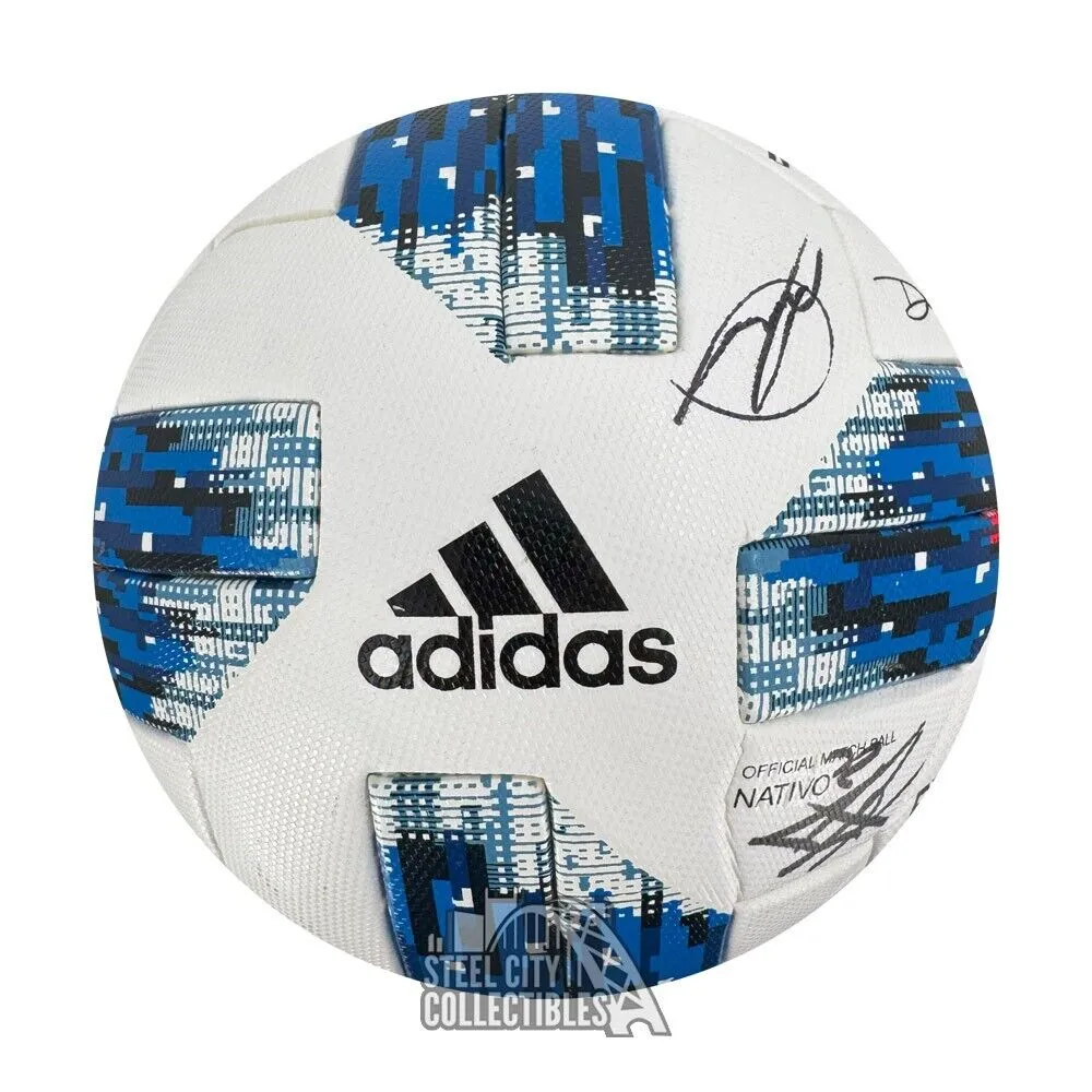 2018 Houston Dynamo Auto Match Used Soccer Ball - JSA/Fanatics LOA (23 Sigs)