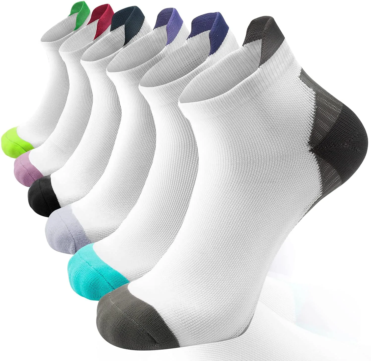 6-Pairs  Ankle Socks for Men & Women | ACTINPUT