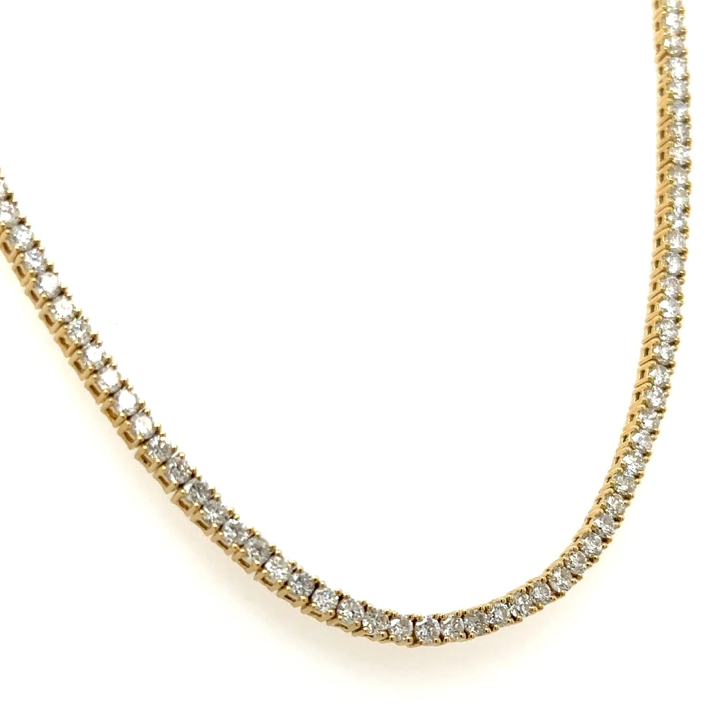 6.03ct tw Diamond Riviera Line Tennis Necklace