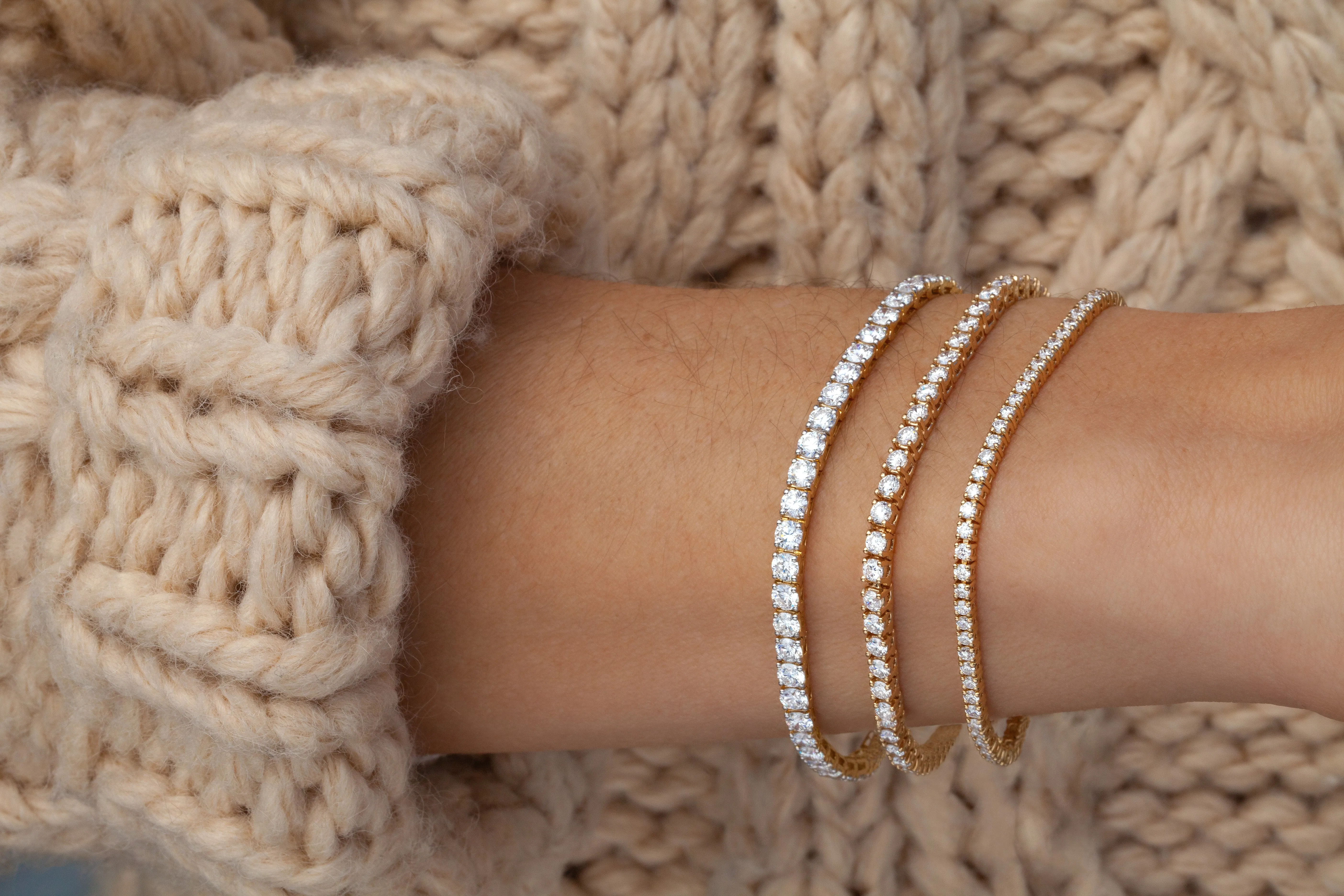 7-Carat Diamond Tennis Bracelet