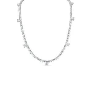 7 Emerald Tennis Necklace