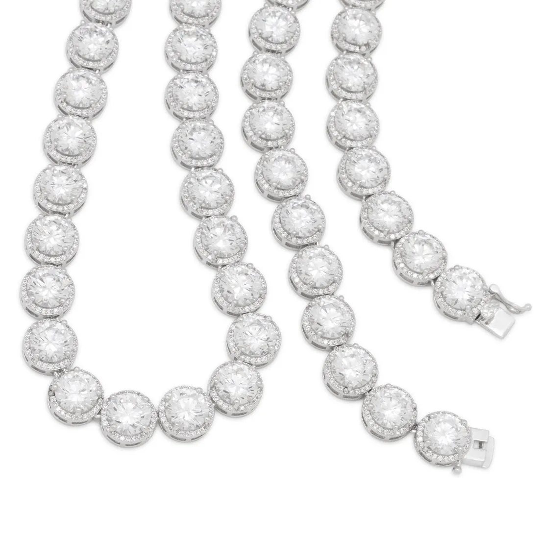 8mm Bezel-Set Tennis Chain