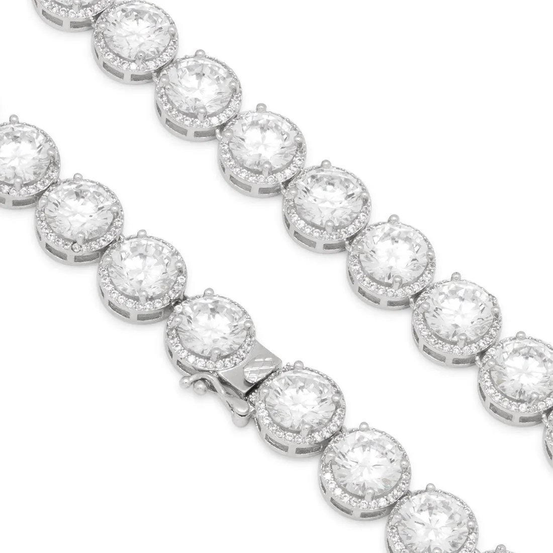 8mm Bezel-Set Tennis Chain