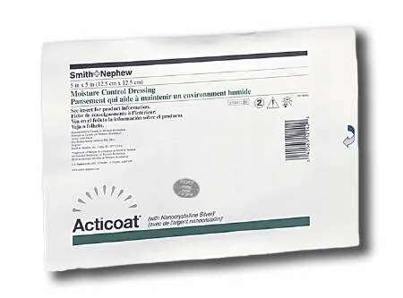 Acticoat 7 Day Wound Dressing, 6" X 6" 5/BX