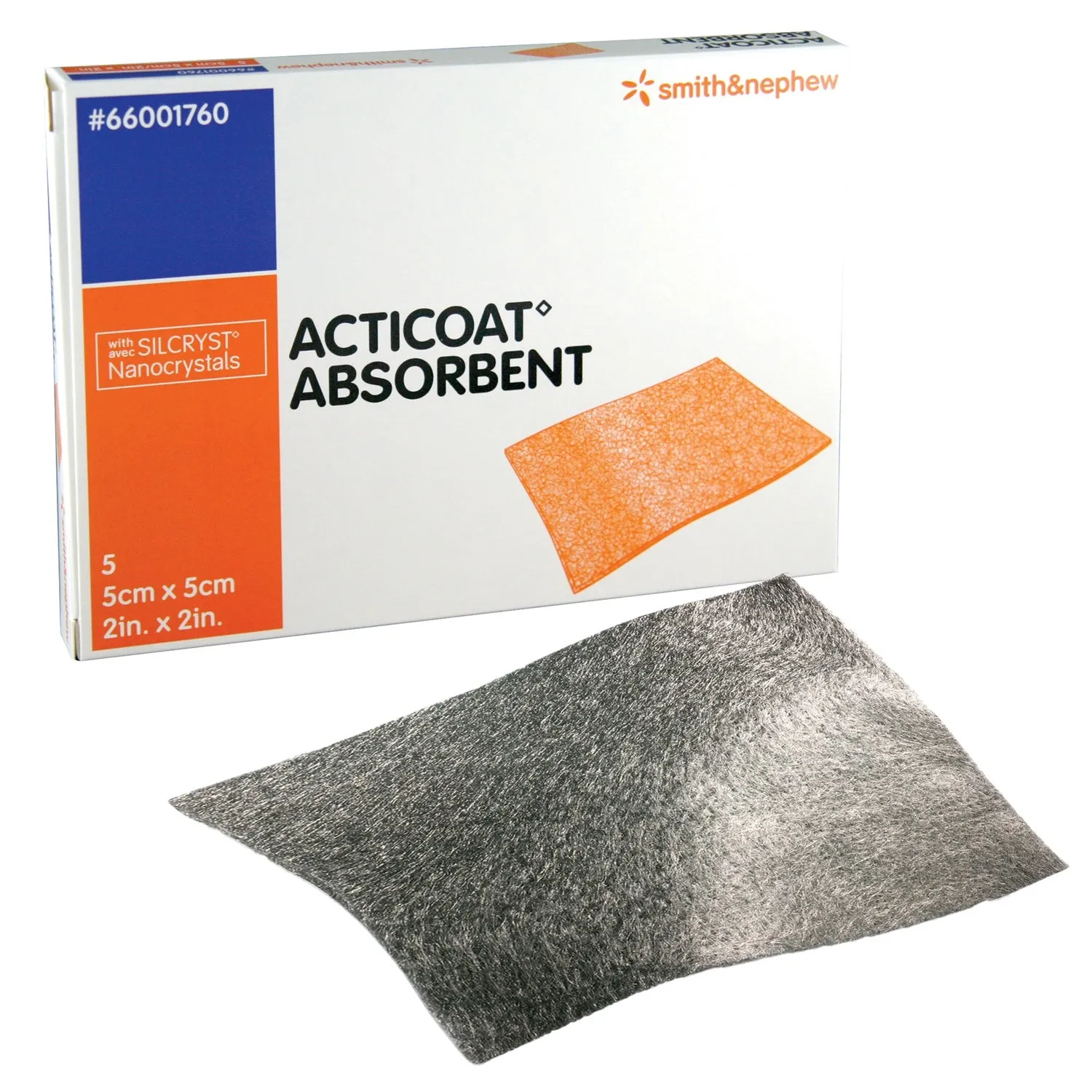 Acticoat Absorbent Dressing | 5 x 5cm | Pack of 5