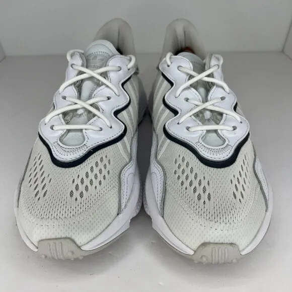 Adidas Mens 004001 White Ozweego Chalk Mesh Lace Up Size 9.5 Running Shoes