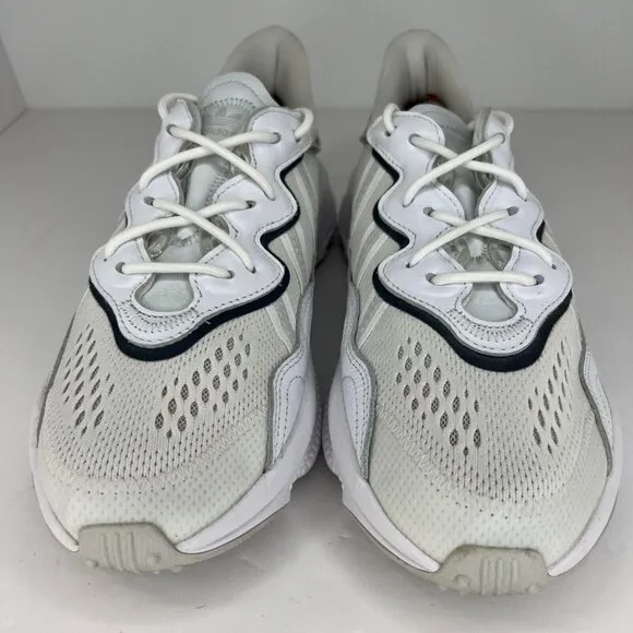 Adidas Mens 004001 White Ozweego Chalk Mesh Lace Up Size 9.5 Running Shoes