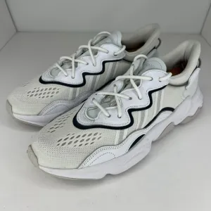 Adidas Mens 004001 White Ozweego Chalk Mesh Lace Up Size 9.5 Running Shoes