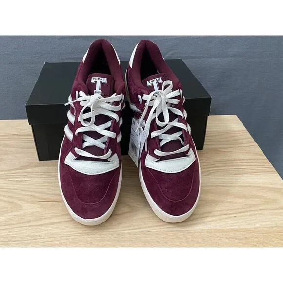 adidas Men’s Maroon Texas A&amp;M Aggies Rivalry Low shoes