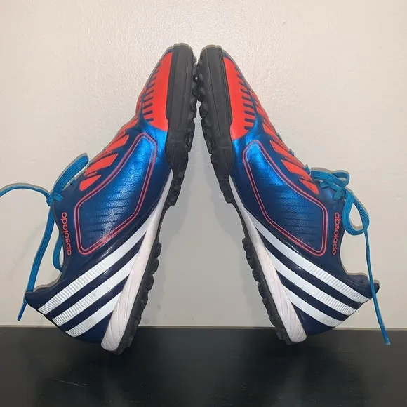 Adidas Predator Absolado Soccer Cleats Metalic Blue V22087 Men's US Size 7.5