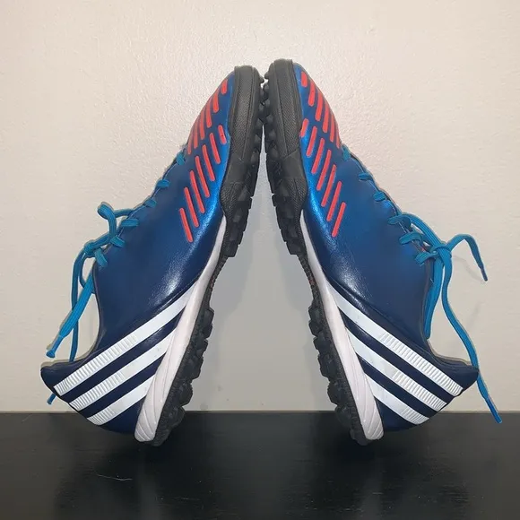 Adidas Predator Absolado Soccer Cleats Metalic Blue V22087 Men's US Size 7.5