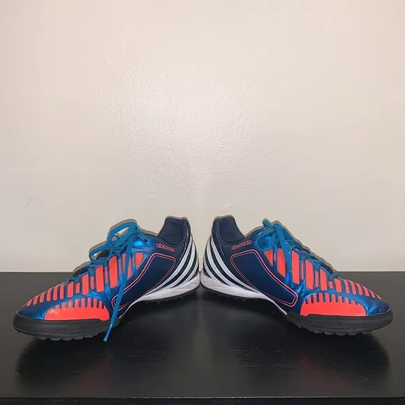 Adidas Predator Absolado Soccer Cleats Metalic Blue V22087 Men's US Size 7.5