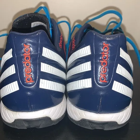 Adidas Predator Absolado Soccer Cleats Metalic Blue V22087 Men's US Size 7.5