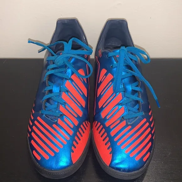 Adidas Predator Absolado Soccer Cleats Metalic Blue V22087 Men's US Size 7.5