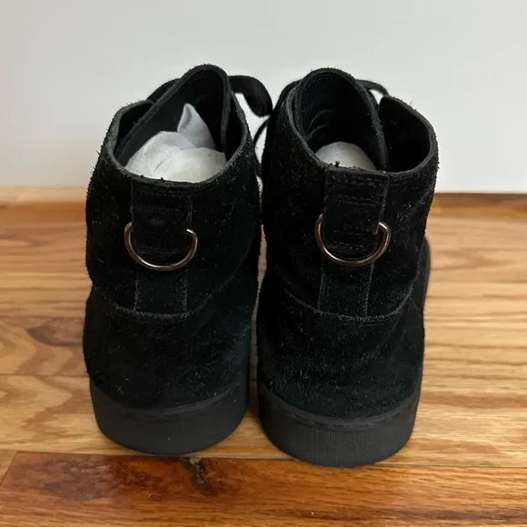 All Saints High Top Suede Shoes