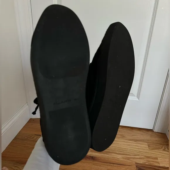 All Saints High Top Suede Shoes