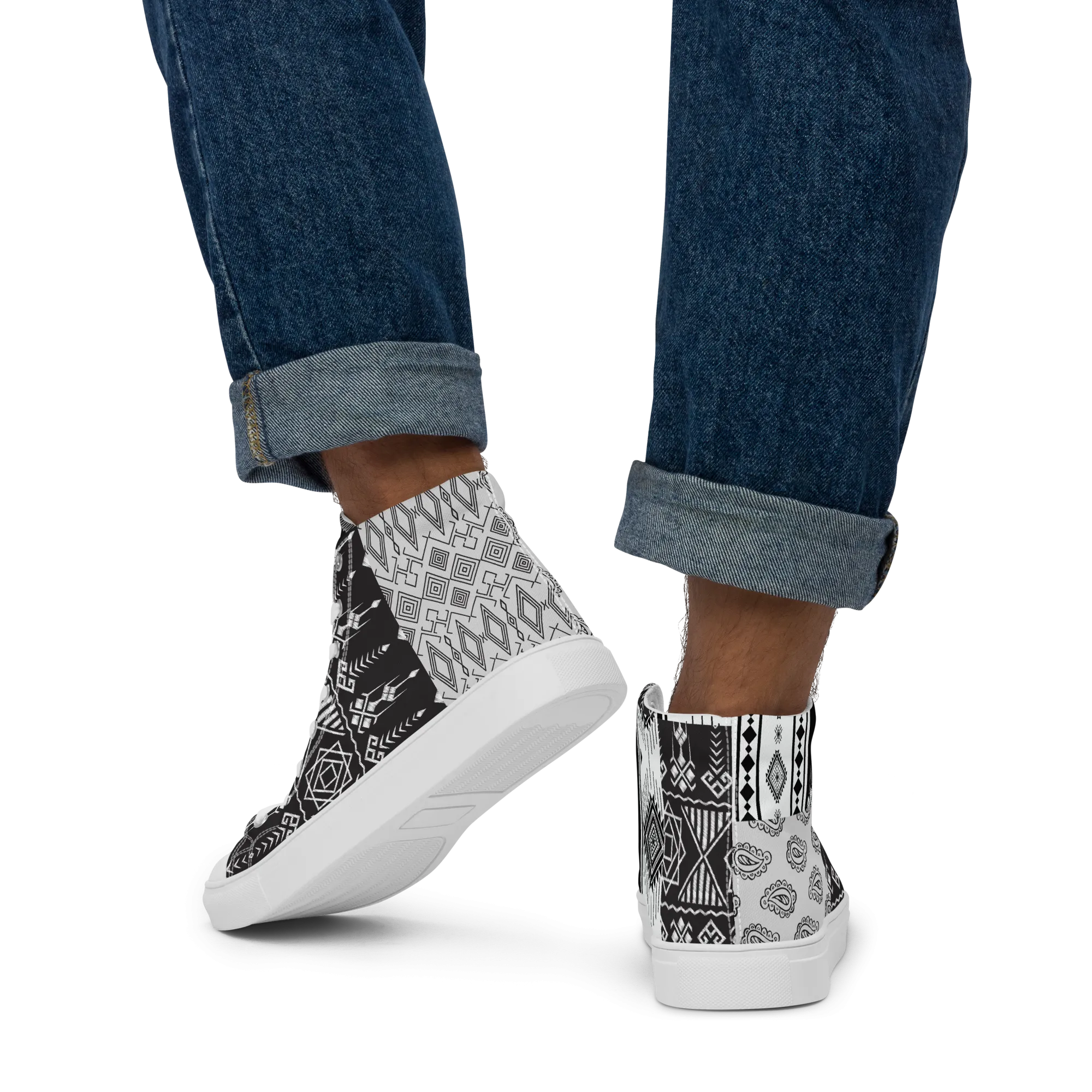 Apache Men’s high canvas shoes