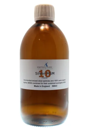 Argentum Plus Silver-MSM 10ppm (Liquid) Screw Top 500ml