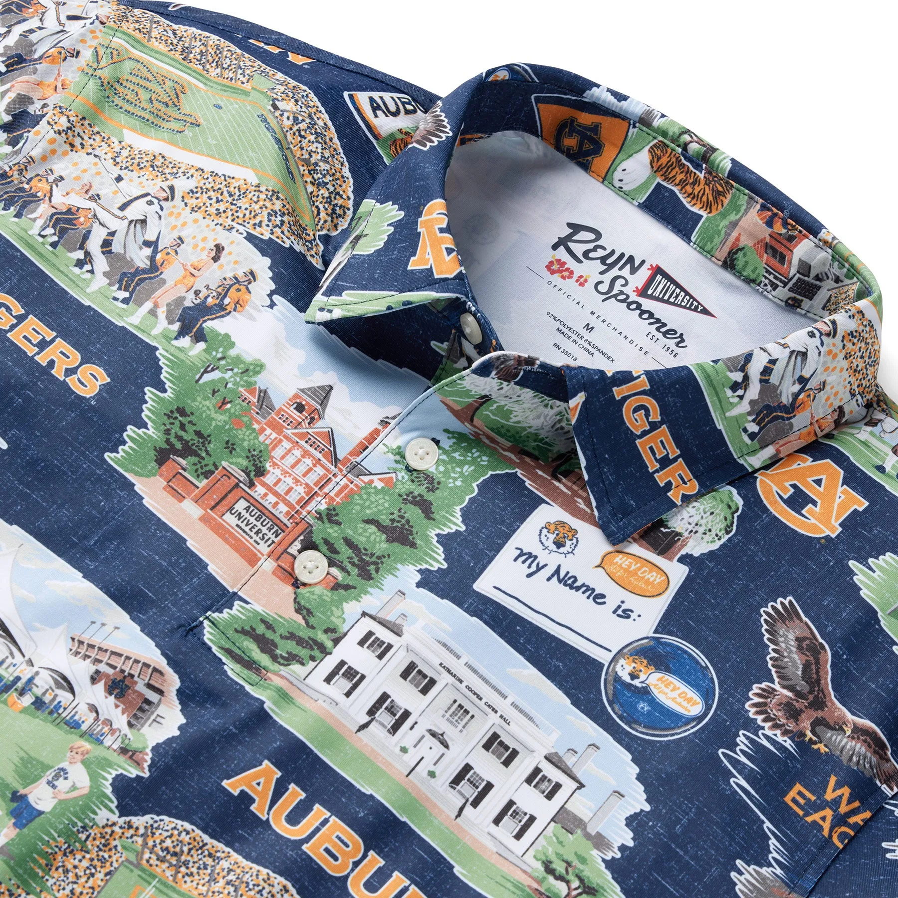 AUBURN UNIVERSITY SCENIC PERFORMANCE POLO