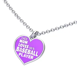 Baseball Mom Love Charm