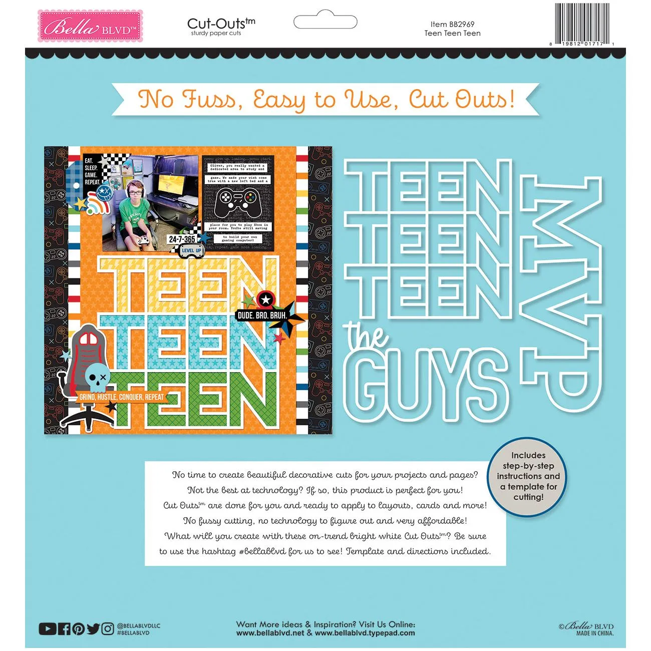 Bella Blvd - Teen Vibe Carson - Coordinating - Cut Outs - Teen