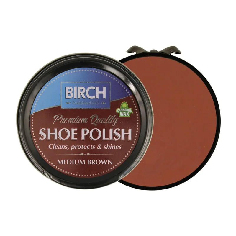 Birch Shoe Polish Tin 50ml