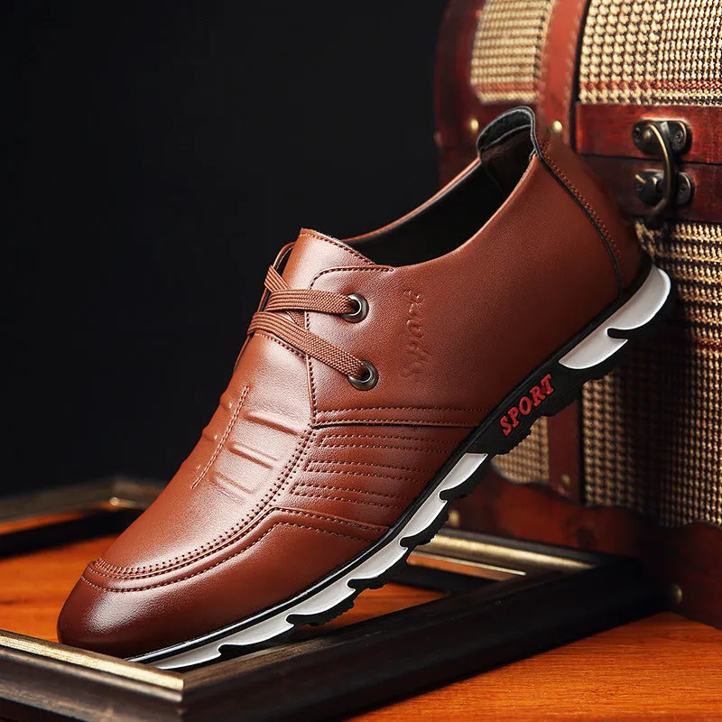 Brand Designer Shoes Mens Loafers Spring Fashion Slip on Leather Shoes