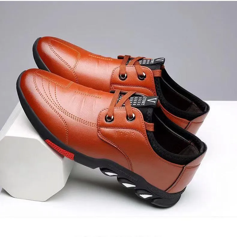 Brand Designer Shoes Mens Loafers Spring Fashion Slip on Leather Shoes