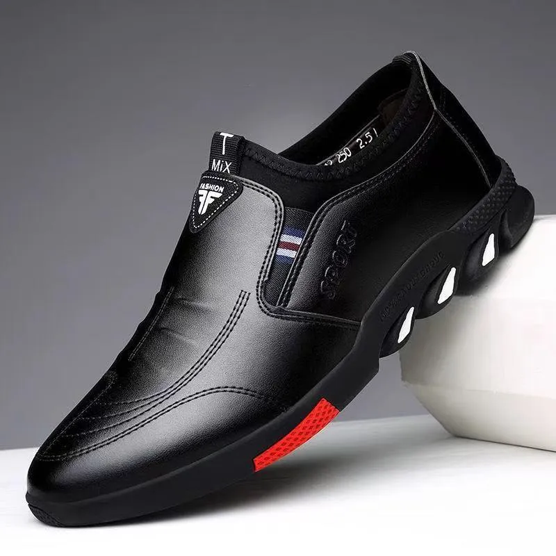 Brand Designer Shoes Mens Loafers Spring Fashion Slip on Leather Shoes