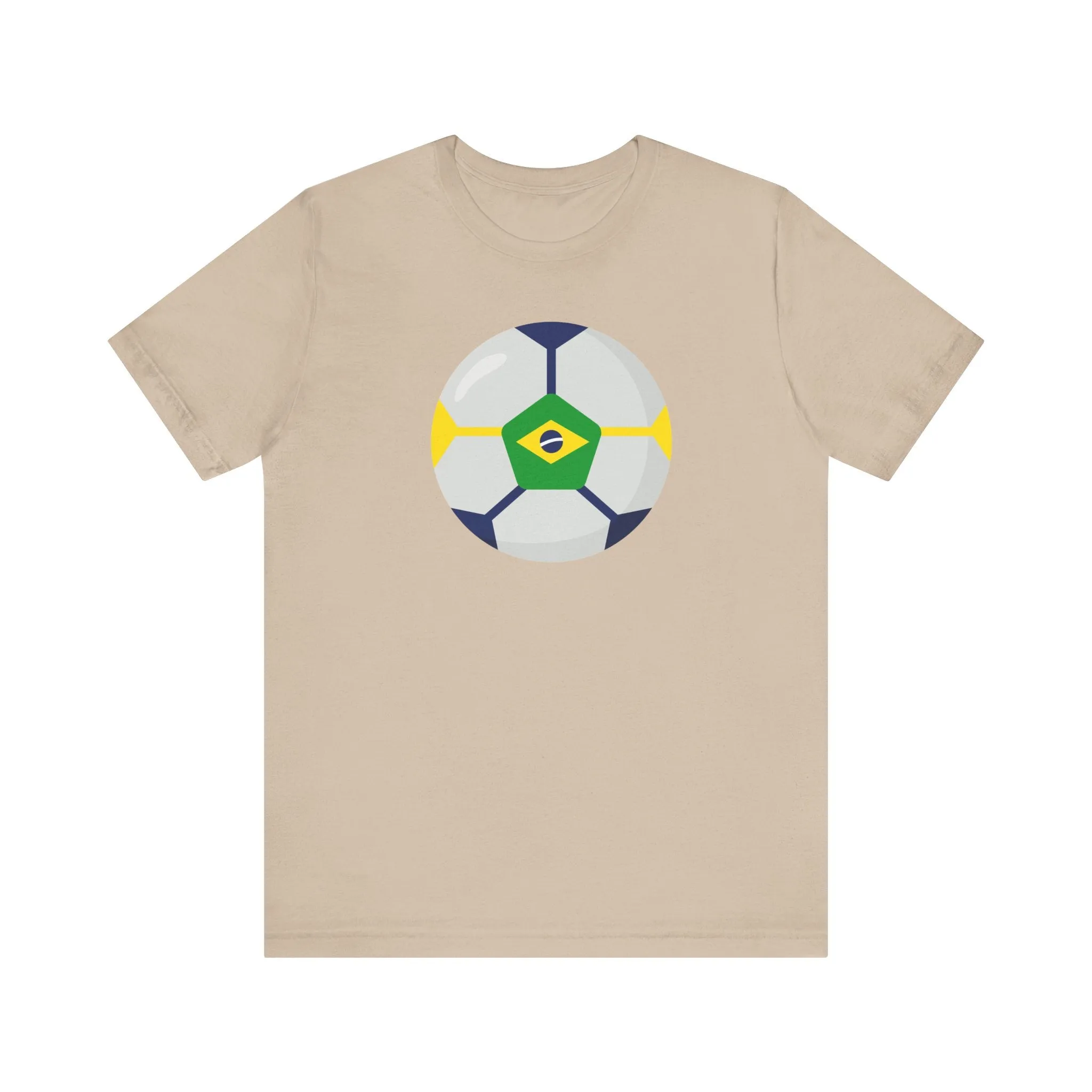 Brazil Football Soccer Unisex Tee - Express Delivery Available