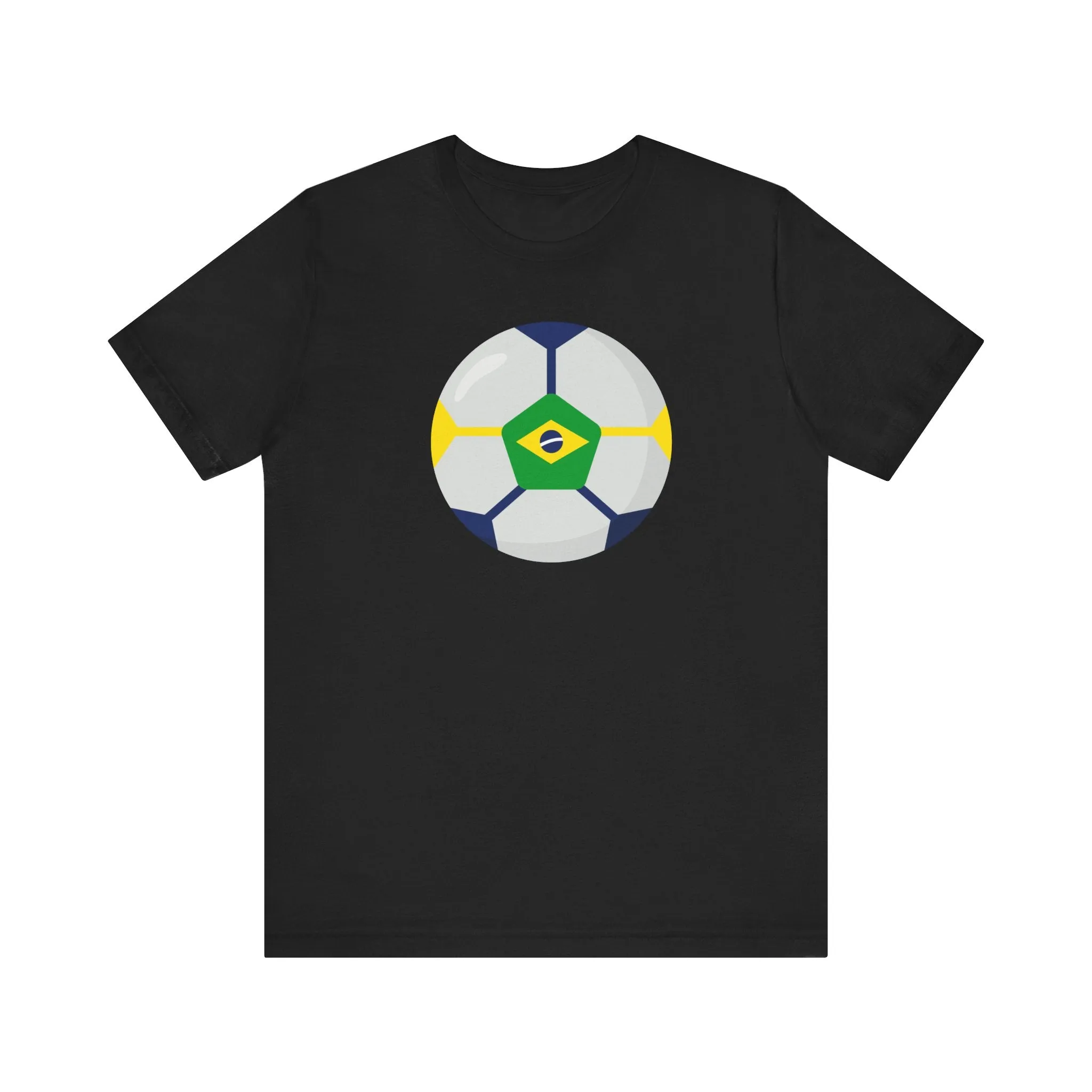 Brazil Football Soccer Unisex Tee - Express Delivery Available