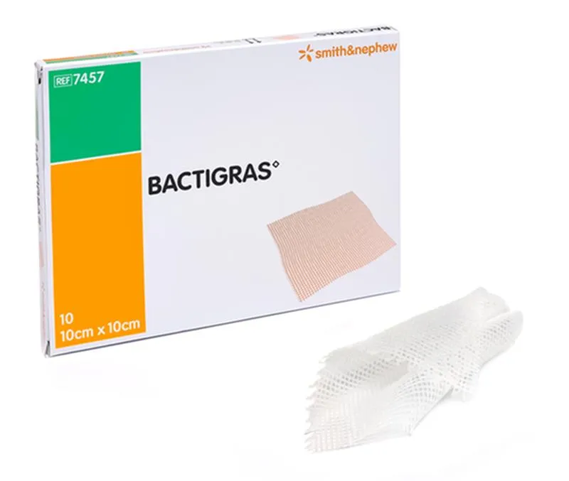 BX/10 DRESSING BACTIGRAS 15 X 20CM CHLORHEXIDINE