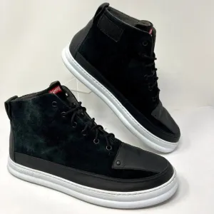 Camper Runner K300203-003 Sneakers Shoes Men 9.5 Black Suede High Top Fashion