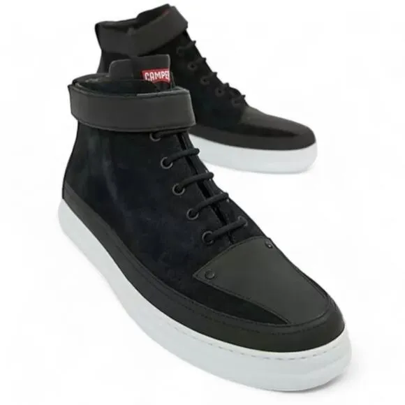 Camper Runner K300203-003 Sneakers Shoes Men 9.5 Black Suede High Top Fashion