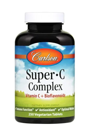Carlson Super C Complex 500 mg Vitamina C 500 mg Citrus Bioflavanoids, 1