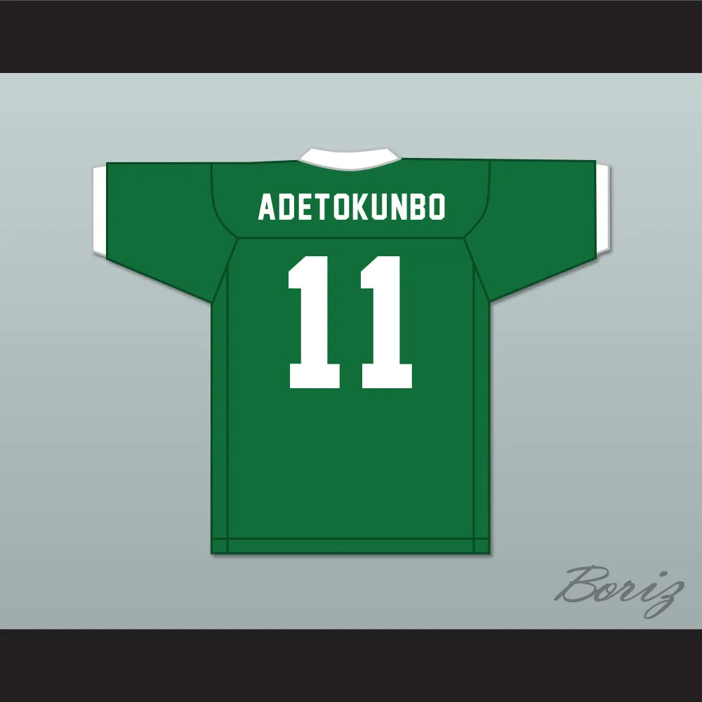 Charles Adetokunbo 11 Mushin Marauders Green Soccer Jersey