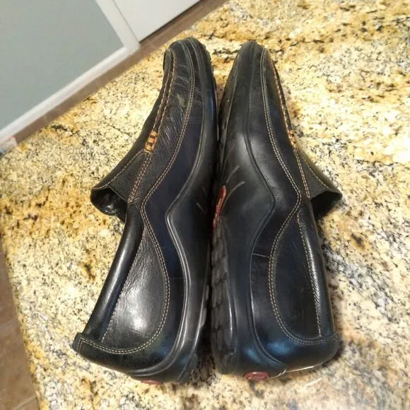 Cole Haan Men's Slip On Black Leather Driving Shoes Loafer oxford Sz 10.5M