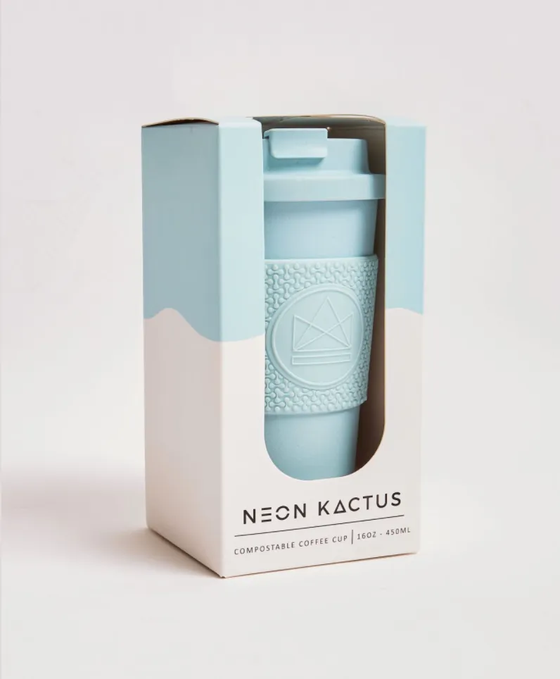 Compostable Pink Coffee Cup