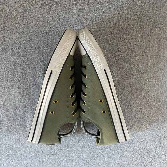 Converse Shoes Mens 8 Green All Star Low Top Sneakers 153810C
