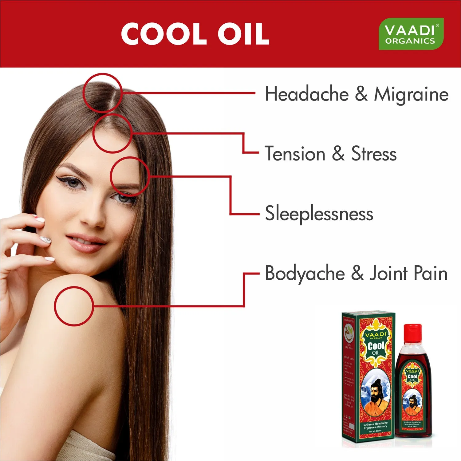 Cool Oil with Triphla & Almond (200ml)