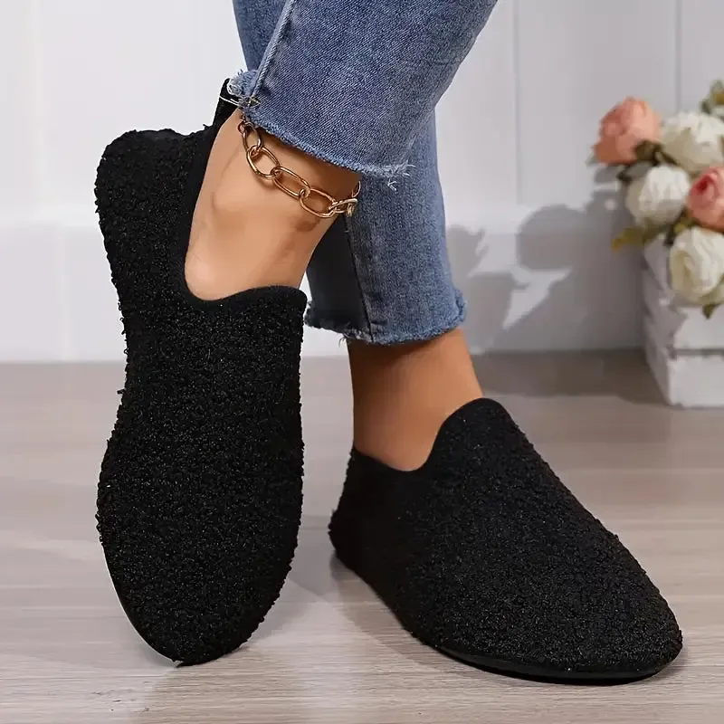 Cozy Winter Slip-On House Slippers