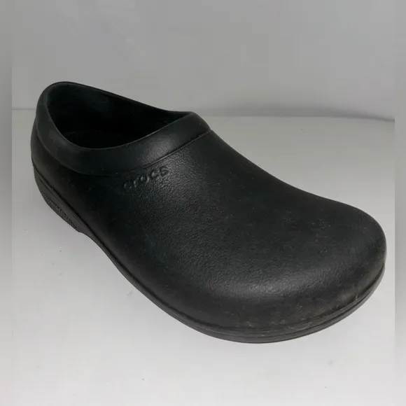 Crocs On The Clock Work Arch Support Slip Resistant Relaxed Fit Men 8 Women 10